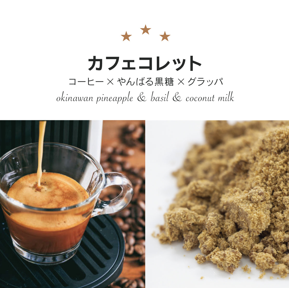 やんばる黒糖×コーヒー【6個】無添加ジェラート