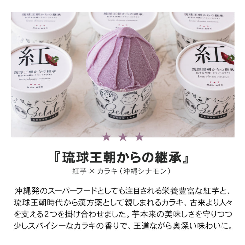 無添加ジェラート 贅沢12種盛合せ